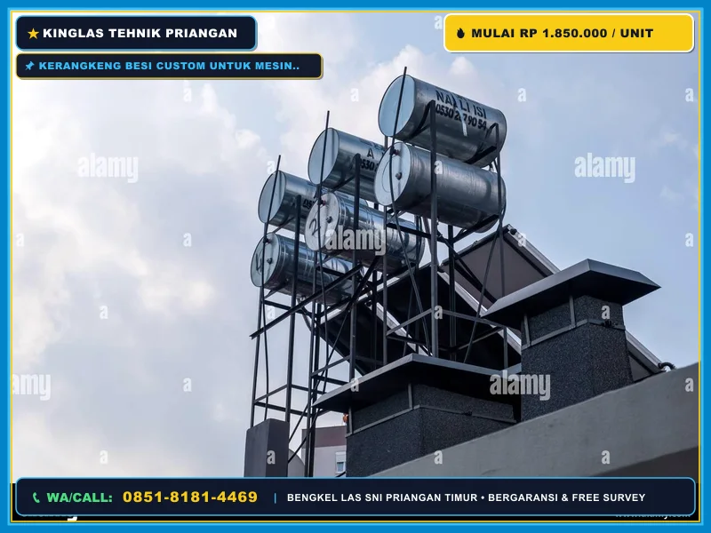 Bengkel Las Kerangkeng Pompa Air dan Toren Cirebon