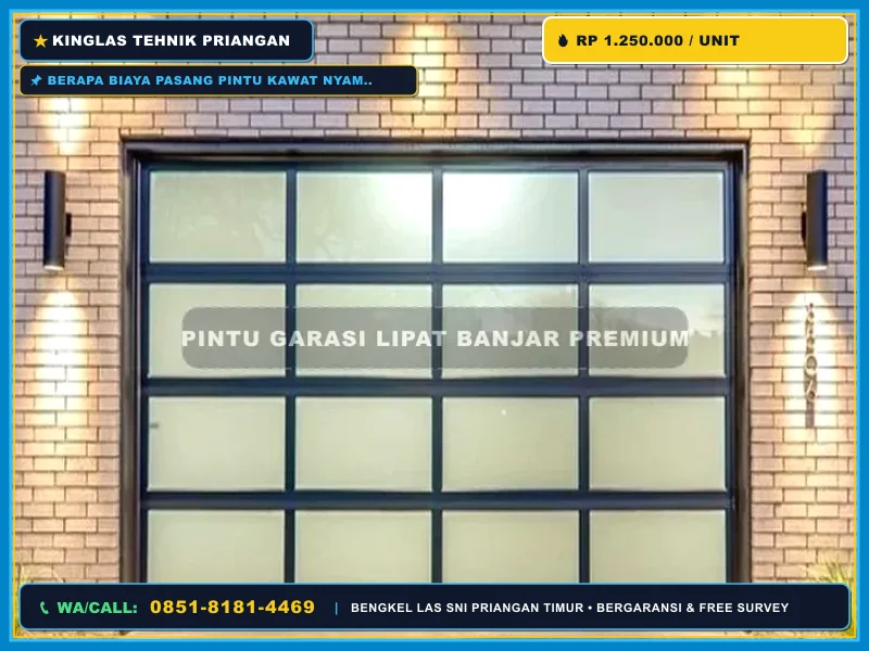 Pintu expanda magnetik hitam untuk rumah minimalis