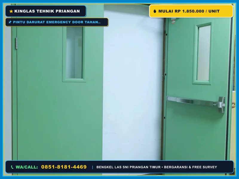 Berapa Harga Emergency Door Tahan Api di Cikijing?