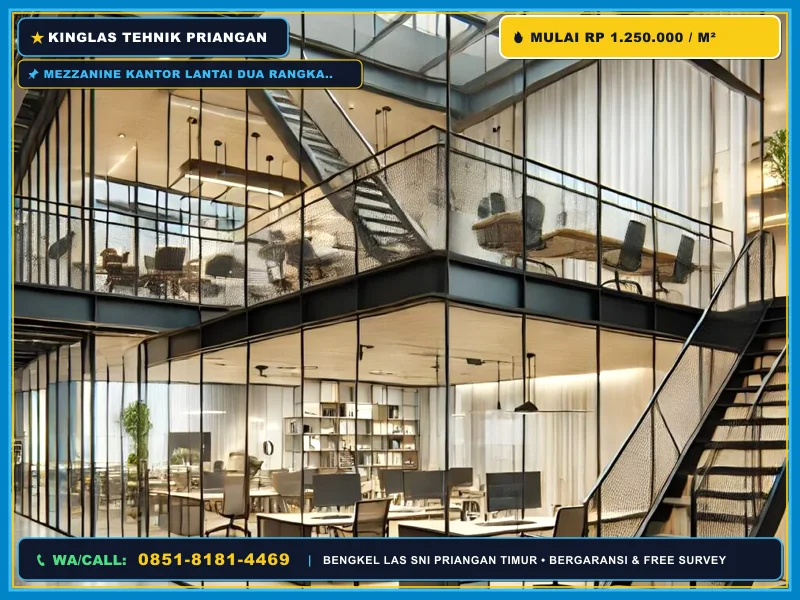 Biaya Mezzanine Kantor WF di Ciamis, Ini Rinciannya