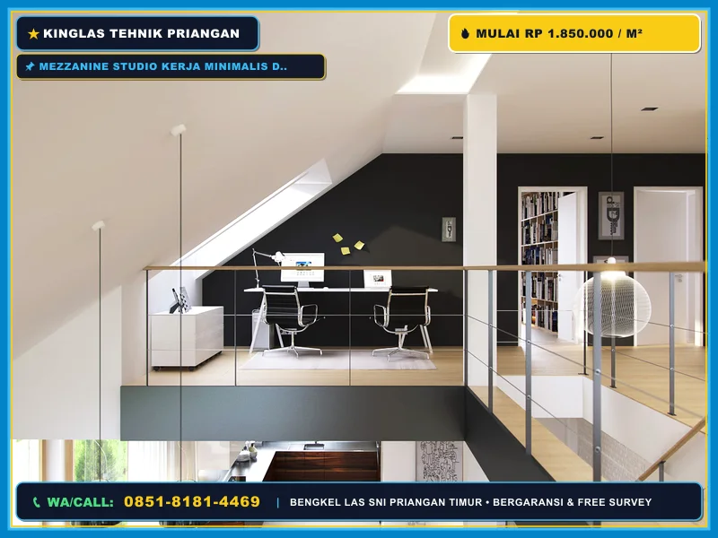Harga Mezzanine Studio Kerja Minimalis Majalengka