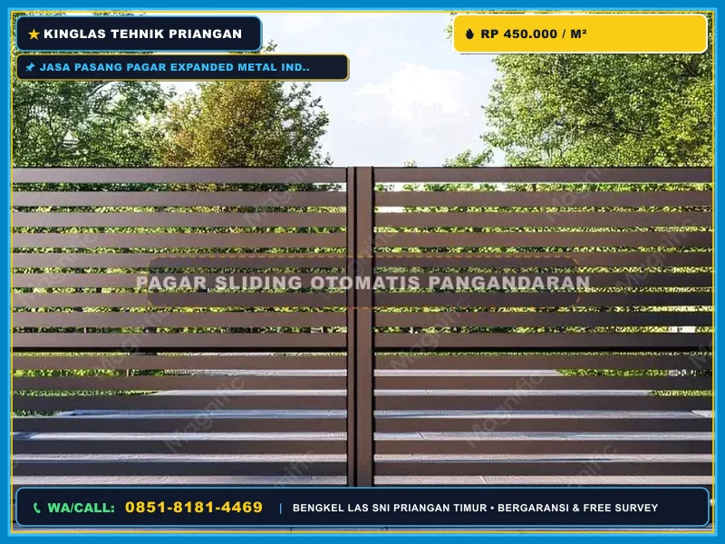 Jasa Pasang Pagar Expanded Metal Industrial Banjar yang Kokoh