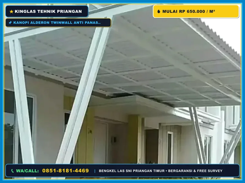 Kanopi Alderon Anti Panas untuk Rumah Majalengka