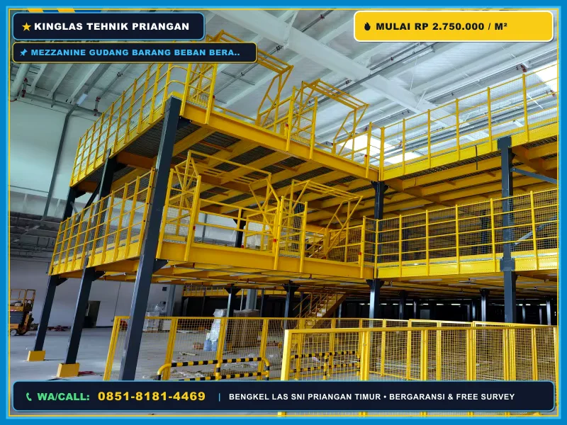 Mezzanine Gudang Beban Berat UNP Banjar