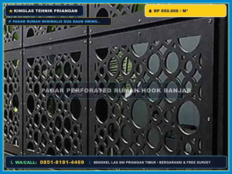 Detail pengelasan pagar hollow galvanis SNI Kinglas Tehnik