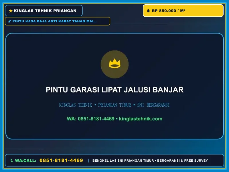 Pintu Kasa Baja Anti Karat Tahan Maling Kadipaten