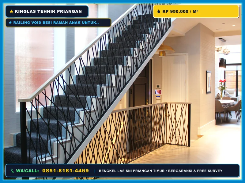 Railing Void Ramah Anak untuk Rumah Cirebon