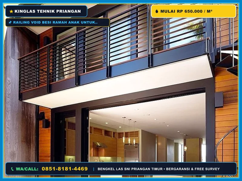 Railing Void Ramah Anak untuk Rumah di Cikijing