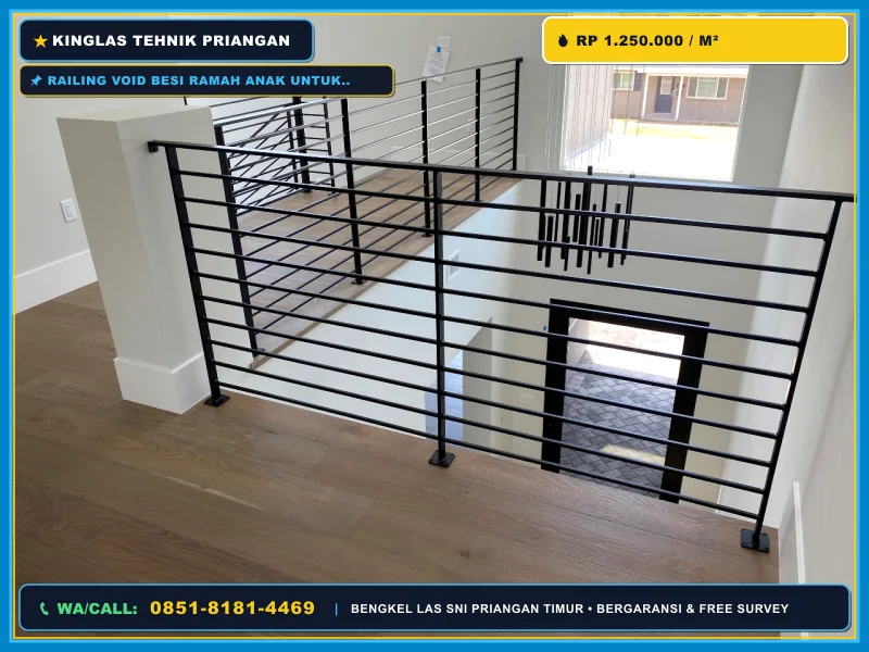 Railing Void Ramah Anak untuk Rumah Jatiwangi