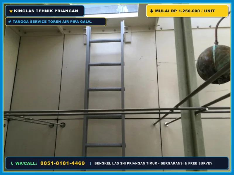 Tangga Service Toren Air Pipa Galvanis Majalengka