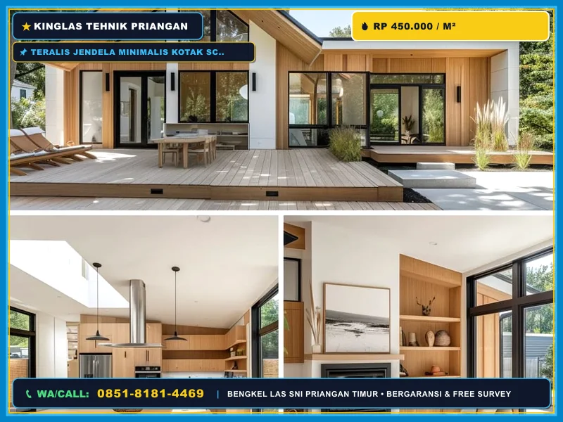 Teralis Jendela Scandinavian Kotak untuk Rumah Majalengka