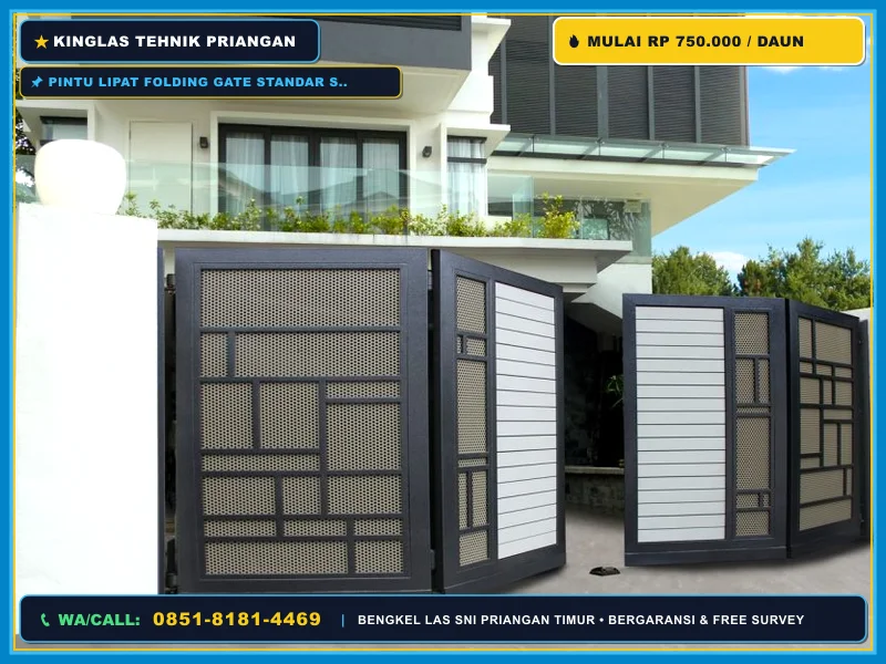 Tukang Folding Gate Standar SNI Cirebon yang Rapi