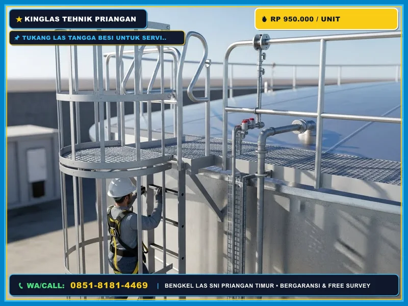 Tukang Las Tangga dan Service Toren Air Galvanis