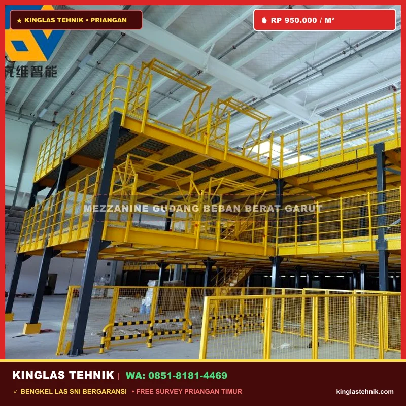 Mezzanine Gudang Beban Berat Garut