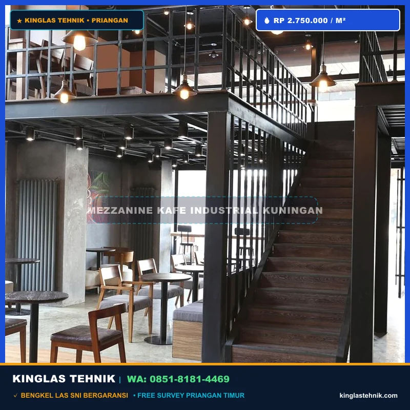 Mezzanine Kafe Industrial Kuningan