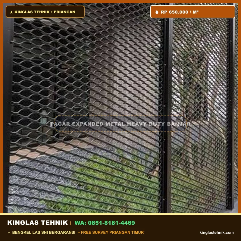 Pagar Expanded Metal Heavy Duty Banjar