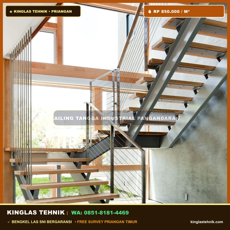 Railing Tangga Industrial Pangandaran