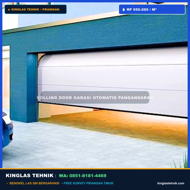 Rolling Door Garasi Otomatis Pangandaran