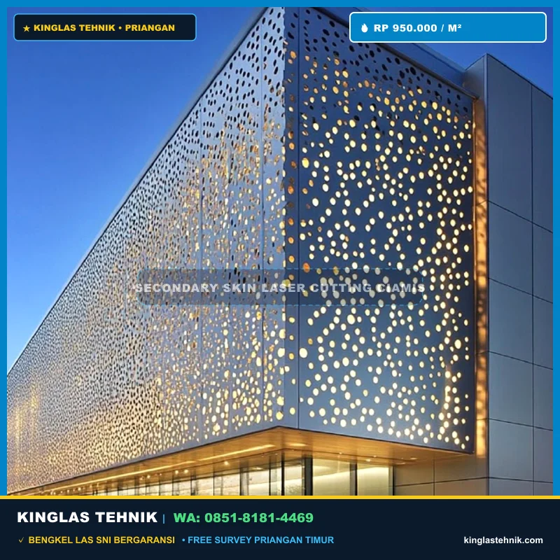 Secondary Skin Laser Cutting Penahan Silau Ciamis