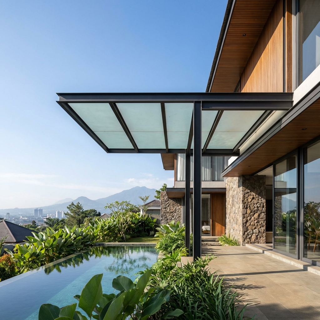 Project Review: Transformasi Teras Rumah Dago Resort dengan Kanopi Kordoba (Anti Tampias & Mewah)