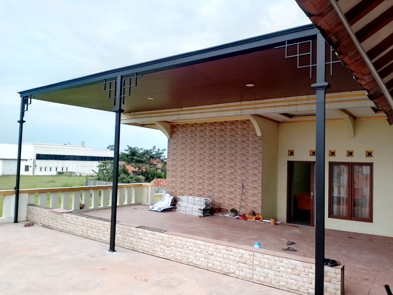 Kanopi Kordoba (Plafon PVC): Teras Rasa Ruang Tamu